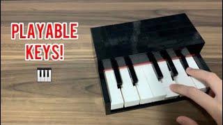 How to build a working Lego piano *playable keys*