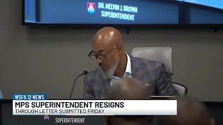 Montgomery Public Schools superintendent resigns