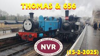 Thomas & 656 at Nene Valley Railway (15-2-2025)