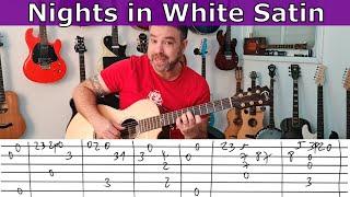 Fingerstyle Tutorial: Nights in White Satin | Full | Guitar Lesson w/ TAB