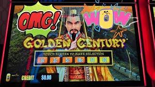 ( OMG - WOW ) GOLDEN CENTURY SLOT MACHINE. LETS GO! #slots #casino #slotmachine #jackpot