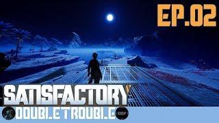 Satisfactory | DOUBLE TROUBLE wNexxus Ep.02 - SMELTING! wPower Issuses... | Multiplayer Desert Biome