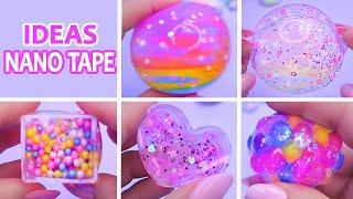 5 Ideas con cinta adhesiva Nano Tape: Globos, Squishy corazón, cubo, orbeez...