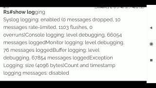 Show Logging | Cisco Commands |