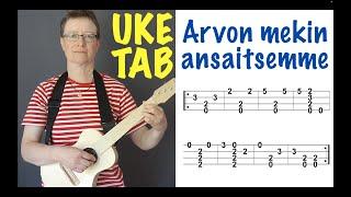  Arvon mekin ansaitsemme UKULELE TAB