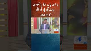 Either the budget will be passed or the government will fall – PTI’s big announcement