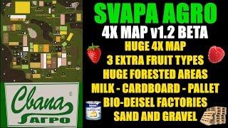 Farming Simulator 17 - SAVAPA AGRO 4X Map v1.2 Beta "Map Mod Review"