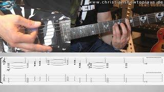 RAMMSTEIN - Deutschland | GitarrenTutorial  Alle Teile + TABS #rammstein #deutschland #guitarlesson