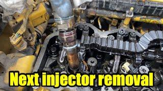 Cat 336 excavator injectors removal and install