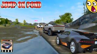 ALL SUPER CARS JUMP IN POND | Extreme Car Driving Simulator - Car Jumping