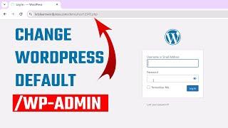 Change WordPress /wp-admin login page NO PLUGIN | NO codes either