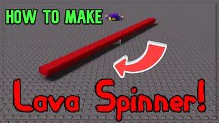 How to make a Lava Spinner! | Roblox Studio Tutorial