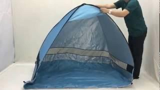 how to fold up a POP UP tent/beach tent quickly