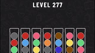 Ball Sort Puzzle Level 277 #ballsortpuzzle #ballsortpuzzlegameplay #puzzlegame #mobilegames