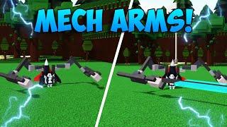 Exoskeleton MECH ARMS Tutorial!! - Build A Boat For Treasure!