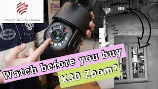 Ctronics 5MP 30X Optical Zoom CCTV camera first use and review by Benson Chik