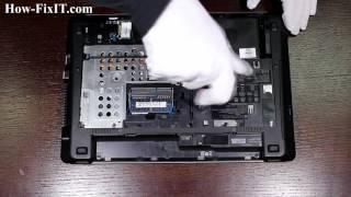 HP ProBook 4545s 4540s optical drive replacement, sustitución de la unidad óptica, замена привода