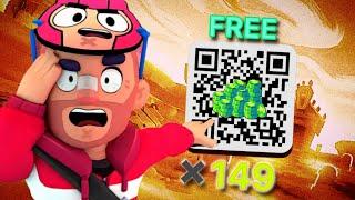 SCAN this QR CODE and win INCREDIBLE REWARDS on BRAWL STARS