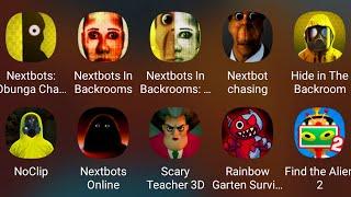 Nextbots Obunga Chase,Nextbots In Backrooms,Nextbots In Backrooms Shooter,Nextbots Chasing