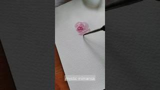 Watercolor Roses | Mystic Mimansa #art #shorts #youtubeshorts