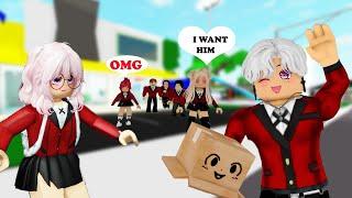  HANDSOME Boy WON'T show FACE in school | Episode  1+2 | Story Roblox