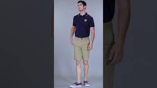 Fahrenheit Solid Shorts- Biscotti