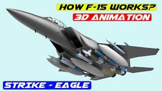 How F-15 Works? Explained in Detail - 3D Animation