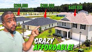 Jacksonville Florida's Suburb MOST AFFORDABLE New Construction Homes [For Sale High $200k to $400K]