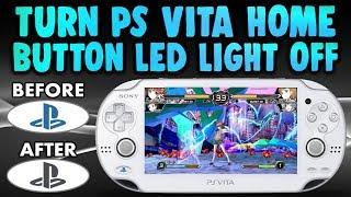 How To Turn Off PS Vita Home Button LED!