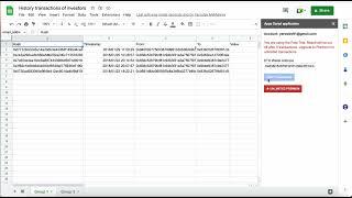 Crypto2Sheet: The Ultimate Google Sheet Add-On for Cryptocurrency Wallet Transaction Tracking