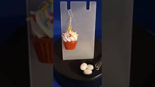 DIY Cupcake earring Ohrringe #diy #cute #handmade #tutorial #kawaii #cupcake #earrings #epoxy #cute