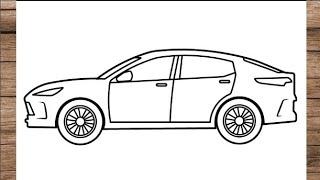 How To Draw Buick Envista ST 2023 Car || Easy Car Drawing step by step