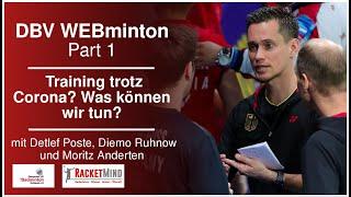 DBV-WEBminton LIVE-Session 1: #DBVconnect - was können wir tun?