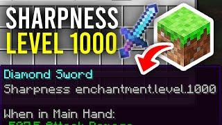 How To Get Sharpness 1000 In Minecraft - Full Guide