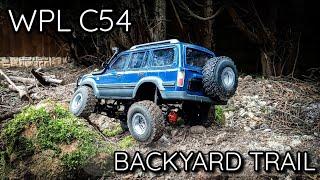 WPL C54 - RC Adventure on new Backyard Trail!