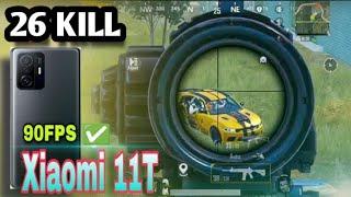 Xiaomi 11t Pro PUBG MOBILE 90fps Test 2024/2025 Mi 11t Pro PUBG graphics test Handcam | BGMI PUBGM