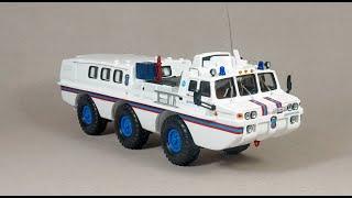 ЗИЛ-49061 мчс 1:43 (DIP Models) обзор масштабная модель / Model ZIL MCHS