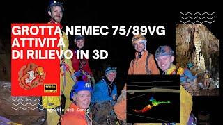 Grotta Nemec 75/89VG - Rilievo 3D