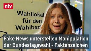 Fake News unterstellen Manipulation der Bundestagswahl