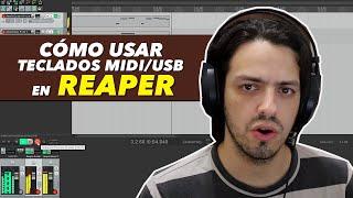 Cómo usar teclados MIDI/USB en REAPER