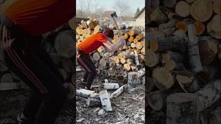 Fast and Powerful Firewood Chopping Techniques for Efficient Wood Splitting and Cutting