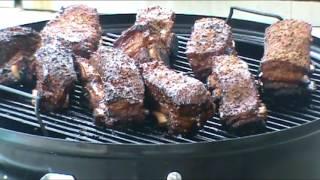 Mesquite smoked beef short ribs