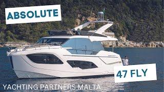 The Absolute 47 Fly Motor Yacht | Yachting Partners Malta