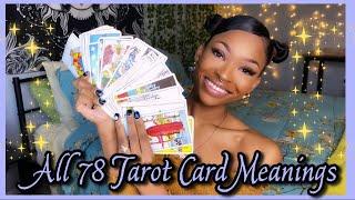 ALL 78 TAROT CARD MEANINGS! 🪐‍️