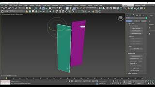 Как в 3D's MAX сделать цепочку иерархии между объектами - открывание/закрывание перегородки