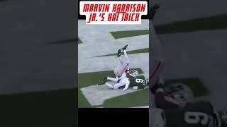 Ohio State has an absolutely wild receiving corps.  Marvin Harrison Jr. is a stud! #shorts #cfb