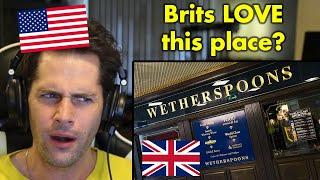 American Reacts to Wetherspoons | Popular UK Pub