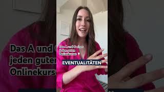 Das A und O eines jeden guten Onlinekurses | #onlinekurserstellen #onlinebusinessaufbau #onlinekurs