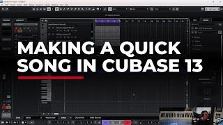 Cubase 13 - Getting Inspired With Making a Quick Song