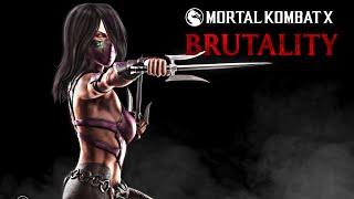 MORTAL KOMBAT X · Mileena - ALL BRUTALITIES [HD] 60fps | MKX